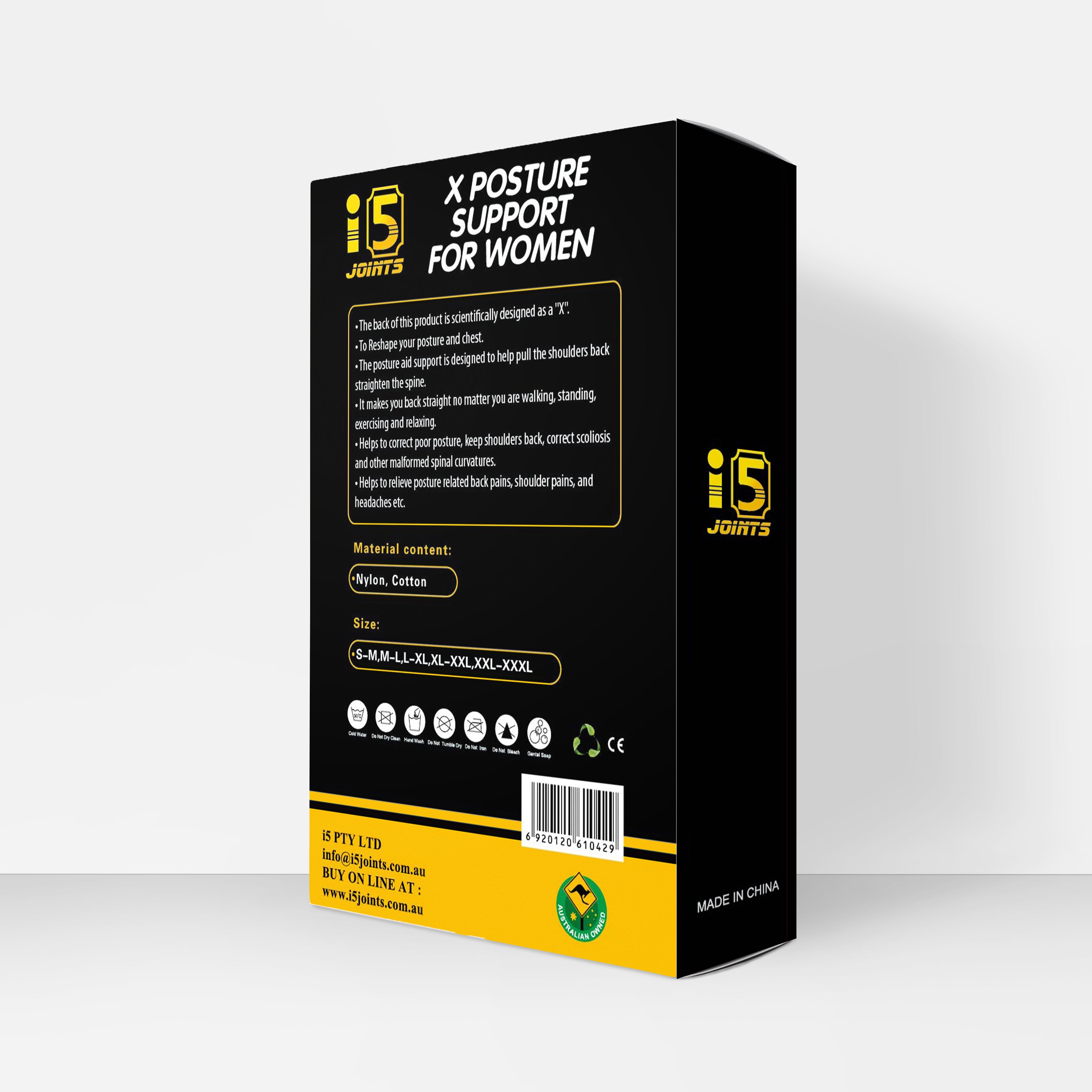 I5Joints-XPosture Support Belt For Womens(Premium Back Brace With Non Magnetic Support At Back | Posture Corrector Therapy Shoulder Belt For Lower And Upper Back Posture Corrector for Women)) I5Joints-XPosture Support Belt For Womens(Premium Back Brace With Non Magnetic Support At Back | Posture Corrector Therapy Shoulder Belt For Lower And Upper Back Posture Corrector for Women))